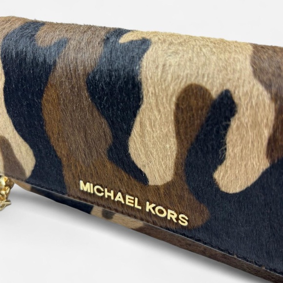 Michael Kors Camouflage Calfskin Crossbody Bag NWOT - Picture 2 of 8
